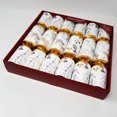 thumbnail image 2 of Robin Reed English Holiday Christmas Crackers, Pack of 6 x 12" - Gold Foliage, 2 of 6