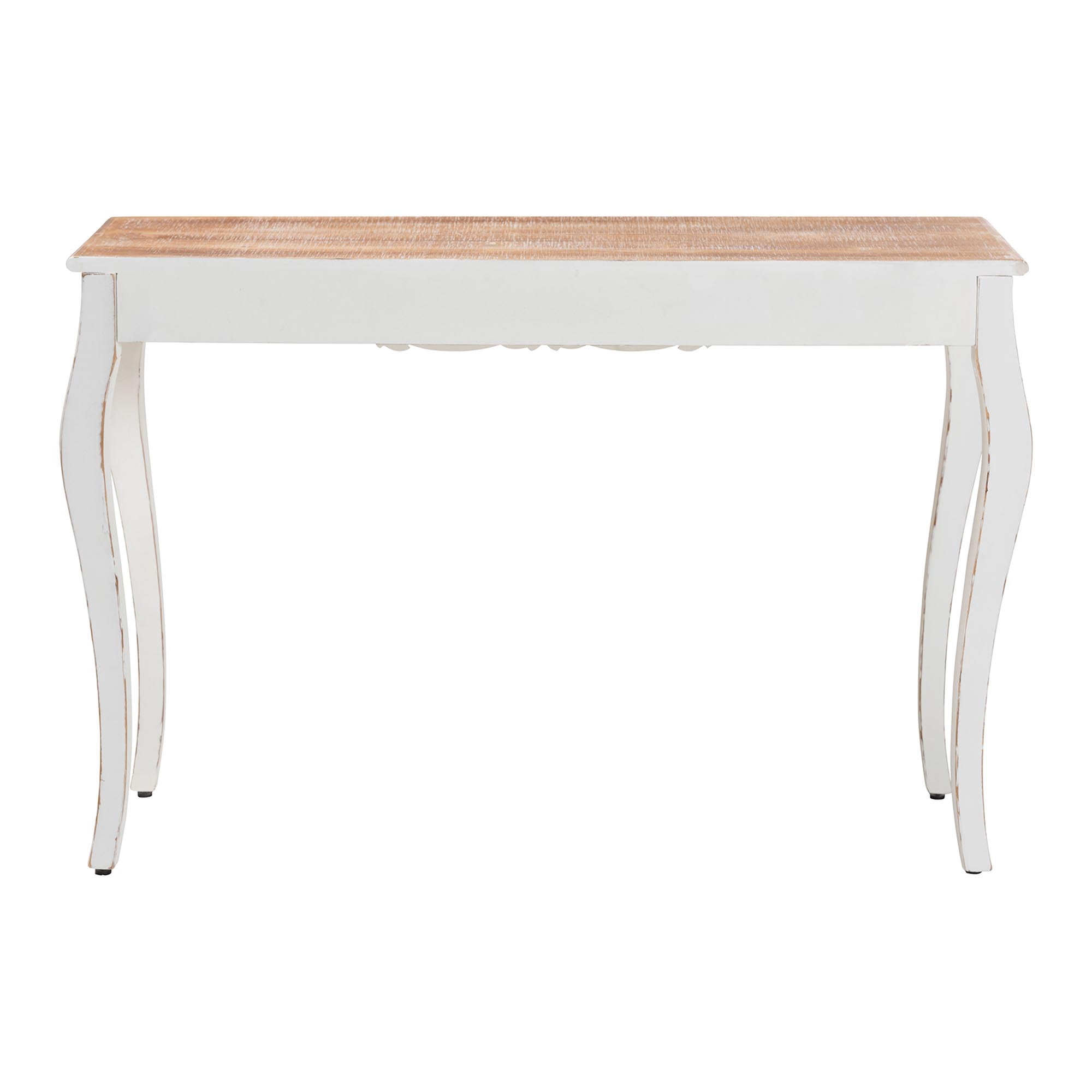 Baxton Studio Riquin Traditional Console Table, Natural Brown
