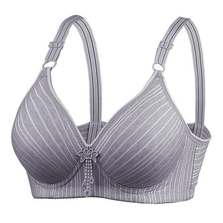 

PEASKJP Sports Bras Womens Underwear Cotton Women s Border L Underwear In Europe And America G Cup L Lace Thin Style Steel Ring And Double Bra Grey 100B