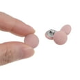 thumbnail image 4 of Uxcell 30pcs 18L Fabric Cloth Covered Button 11.5mm Metal Shank Round Sewing Buttons for Suits Dress Blouses, Pink, 4 of 5