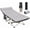 Black Cot/Gray Pad, variant on BoldGear Folding Camping Cot Heavy Duty with Thick Mat & Carry Bag | 600D Oxford fabric, 330lb weight capacity, side storage pockets for camping office home rest