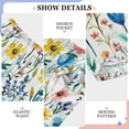 thumbnail image 6 of FORMRS Kids Pajama Pants with Pockets Size 13-14Y Boys Lounge Sleep Bottoms, Blue Wildflower Pattern, 6 of 8