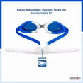 thumbnail image 2 of Dolfino Pro Ultrafit Youth Swim Goggle - Blue / White, 2 of 7