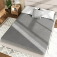 thumbnail image 4 of Costway Queen Size Mattress Protector with Deep Pocket Sponge Padding Anti-slip Bottom Gray, 4 of 10
