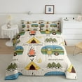 thumbnail image 2 of Manfei Happy Camping Bedding Comforter Set,Colorful Camper Rv Twin Comforter Sets,Outdoor Adventure Bedding Set For Kids,Breathable Home Decor,2pcs, 2 of 8