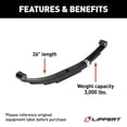 thumbnail image 3 of Lippert 4-Leaf Double Eye Spring 3000lb - 26in 25.25in - 1.75in - MPN 702096, 3 of 4