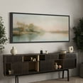 thumbnail image 3 of Large Framed Canvas Print Abstract Modern Wall Art Decorative Ready to Hang Painting for Living room Bedroom - 60"x30" Black Frame, 3 of 9