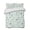 Pale Cyan, variant on Quilts Full Size, Blue Floral Spring Soft Comforter Bedding Set for Bed, Sage Green Farmhouse Botanical Chic Lightweight Quilted Bedspread with Pillow Cover(2 Pieces) for All Season, 78x90 Inch