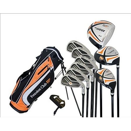 Founders Club The Judge Complete Golf Set with Graphite Regular Flex Shafts and Stand