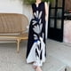 thumbnail image 4 of Vestido de fiesta plisado para mujer, elegante, de lujo, informal, largo, midi, vestidos de noche de lujo, estilo Koeran 2023, ropa femenina, vestido de una pieza, 4 of 5