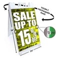 thumbnail image 2 of Sale Up To 15 Percent Off (24" X 36") Deluxe A-Frame Signicade, Includes 2 Removable Panels & Stand, 2 of 4