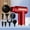 Red, variant on Portable Deep Tissue Massager - USB Rechargeable Fascia Gun, Muscle Massage Gun with 4 Massage Heads, 6 Speed Mode Adjustment, Silent Motor, for Muscle And Sports, for Back And Neck Full Body Massage