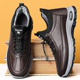 thumbnail image 4 of Willtoo Winter Snow Boots for Men Waterproof Warm Faux Fur Lined Outdoor Ankle Booties Slip on Non-Slip Walking Shoes, 4 of 5