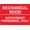 Warning Sign 2, variant on Exams In Progress Metal Sign with Symbol - 8"x12" Aluminum UV Printed Sign, 4 Pre-Drilled Holes for Car Business Home Office