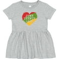 thumbnail image 3 of Inktastic Juneteenth 1865 Heart Girls Baby Dress, 3 of 5