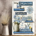 thumbnail image 6 of Farmhouse Bathroom Decor Wall Art Cute Bathroom Sign Poster Country Bathroom Pictures for Wash Your Hands Rustic Wall Canvas Print Painting for Bathroom Decor Framed 12x16 inch - Navy Blue, 6 of 7