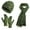 Dark Green, variant on QUOTAY Women Winter Hat Scarf Touchscreen Gloves Set for Men and Women Neck Warmer Set with Warm Knit Hat Scarf Glove Set for Women Dark Green,One Size