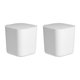 thumbnail image 3 of Bearachild Mini cubo de basura con tapa, cubo de basura portátil de escritorio, Cubo de almacenamiento de basura para dormitorio, sala de estar, Cubo Blanco 2piezas Bearachild CBP097209, 3 of 6