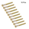thumbnail image 4 of Tornillos de muebles M8x75mm con socket hexagonal, fijaciones galvanizadas, tornillos de media rosca de acero al carbono, 10 Pcs, 4 of 4