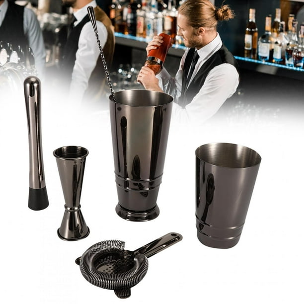 Kit Cocktail Complet Shaker Boston Noir • Boutique du Cocktail