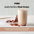 thumbnail image 5 of Rise Whey Protein Powder - Chocolate Almond | 25g Protein No Artificial Flavors, Colors, or Preservatives - Sugar Free, Gluten-Free, Soy Free (2.4 lbs), 5 of 8