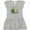 AC-Heather Grey, variant on Cute Lizards Hanging out Girls Baby Dress