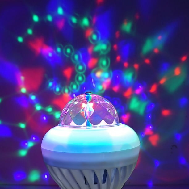 Led Rotatif Lumière Disco Ampoule Motorisé Spinning Disco DJ Party Light 3  Modèle Projection Cristal Rotation Scène Lumière Pour Anniversaire Fête  Club Bar Célébration Événement Veilleuse 