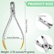 thumbnail image 4 of Alicates para cortar alambres Nuanchu Braces, acero inoxidable, 12 cm, 4 of 6