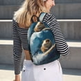 thumbnail image 6 of KLL Surfing Guinea Pig Print Travel Laptop Backpack - College Backpack Business Work Bag Nurse Bag Casual Daypack for Weekender Business Hiking -Small, 6 of 6