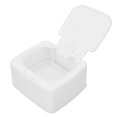 thumbnail image 4 of Cotton Swab Sponge Puff Container, Smooth PP Cotton Swab Sponge Puff Storage Box Non Slip Square Dustproof Raised Bottom Pop Up For Bathroom, 4 of 8
