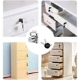 thumbnail image 2 of Cabinet Drawer Lock With 2 Keys, Mailbox Lock Used To Secure Important Documents And Products For Door Panels With Thickness Of 17mm-22mm, 2 of 4