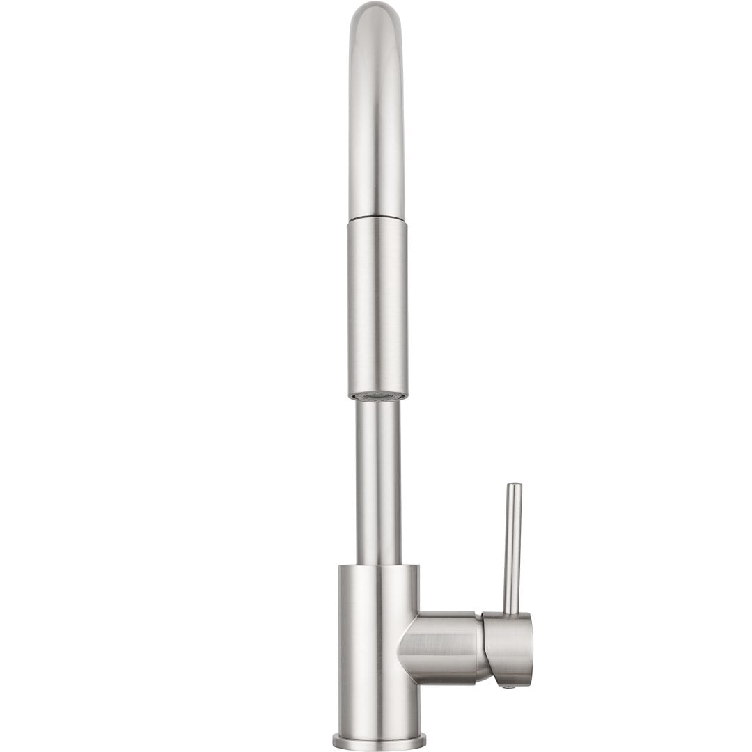 Dura Faucet DFNMK540SN Touch Sensor Pull-Down RV Kitchen Faucet, Satin Nickel