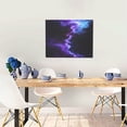thumbnail image 5 of Fuzoiu Purple And Blue Nebula Print Canvas Wall Art for Bathrooms,Wall Decor for Bedroom,Framed Artwork for Wall,Modern Wall Decorations Prints Picture for Kitchen Home, 5 of 6