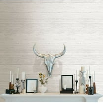 NuWallpaper Shiplap Peel And Stick Vinyl Wallpaper, 10-in by 8-in, 0.56 sq. ft.