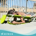 thumbnail image 6 of Ostrich On-Your-Back Outdoor Reclining Beach Pool Camping Chair, Green, 6 of 12