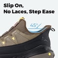 thumbnail image 3 of FitVille Extra Wide Mens Sneakers Slip-on Shoes, Slip Resistant Hiking Walking Shoes with Arch Support & Wide Toe Box, 3 of 6