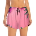thumbnail image 2 of Gaeub Summer Fruits And Sunglasses Print Women's Athletic Shorts,High Waisted Running Shorts,Pocket Sporty Short,Gym Elastic Workout Shorts-X-Large, 2 of 7