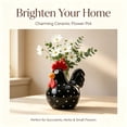 thumbnail image 4 of Rooster‑Shaped Decorative Vase, Farmhouse Style Tabletop Ornament, 4 of 7