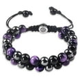 thumbnail image 1 of Bracelet Triple Protection, Bracelets Faits à la Main pour Hommes Femmes, 1 of 7