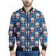 thumbnail image 4 of Bonita chaqueta con cremallera y diseño de palomitas de maíz de dibujos animados para hombres y niños, sudadera con estampado 3D, camisetas de primavera y otoño, chaquetas bomber de manga larga de gra, 4 of 5