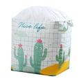 thumbnail image 1 of Bolsa organizadora grande para guardar ropa, almohadas, mantas y colchas, ahorra espacio. Cactus 110L, 1 of 9