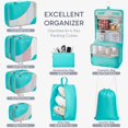 thumbnail image 2 of Juego de 10 cubos OlarHike, todo incluido, color turquesa, 2 of 7