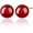 Red, variant on Green Jade Stud Earrings for Women 6mm Round Gemstone Earrings Natural Green Small Jade Hypoallergenic Earrings Good Luck Handmade Earrings Gift for Birthday Anniversary[z9741]
