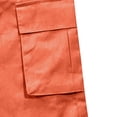 thumbnail image 4 of Zpzdpjkx Mens Summer Daily Cargo Shorts Outdoor Comfy Walking Elastic Waist Pleated Adjustable Drawstring Breathable Pockets Outdoor Travel Loose Plus Size Bermudas Shorts for Men, 4 of 4