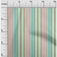 thumbnail image 1 of oneOone Polyester Lycra Fabric Multicolor Stripe Print Sewing Fabric BTY 56 Inch Wide, 1 of 3