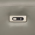 thumbnail image 6 of Furniture of America Sintle Faux Leather Indoor Power Recliner with USB Ports, Gray, 6 of 7