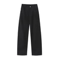thumbnail image 5 of HOMADLES Mens Elastic Waist Work Pants Wide Leg Stretch Soft Athletic Pants Solid Color Side Pocket Casual Pants Black Size S, 5 of 10