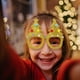 thumbnail image 3 of Adornos navideños, adornos navideños, regalos navideños, decoración navideña, gafas, festival, fiesta, disfraces, Papá Noel brillante, marco para ojos, accesorios para fotos navideñas, decoraciones fe, 3 of 5
