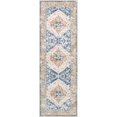 thumbnail image 2 of HAHDAXIA Boho Runner Rugs for Hallway 2x6 Non-Slip Thin Kitchen Non Skid Washable Throw Bedroom Rug Bathroom Persian Distressed Print Carpet Entrance Laundry Living Room,Persian Light Blue #0, 2 of 5