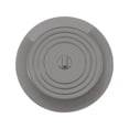thumbnail image 1 of Bewildely Tapón de fregadero para baño, cubierta de drenaje de suelo reutilizable, ventosa redonda, repuesto para inodoro, fontanería, alcantarillado, Juegos de accesorios de baño Gris Bewildely HA064416-01, 1 of 6